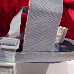 ●●309●カーサリッチ イングリッシーナ / レッド テーブルチェア / 5ヶ月～36ヶ月頃 / 折りたたみ ベビー チェア 持ち運び / ポータブルの画像