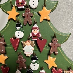 手作り　アドベントカレンダー　クリスマスツリー　の画像