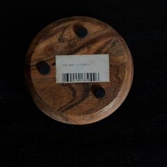 アカシア木製コースター 丸型の画像