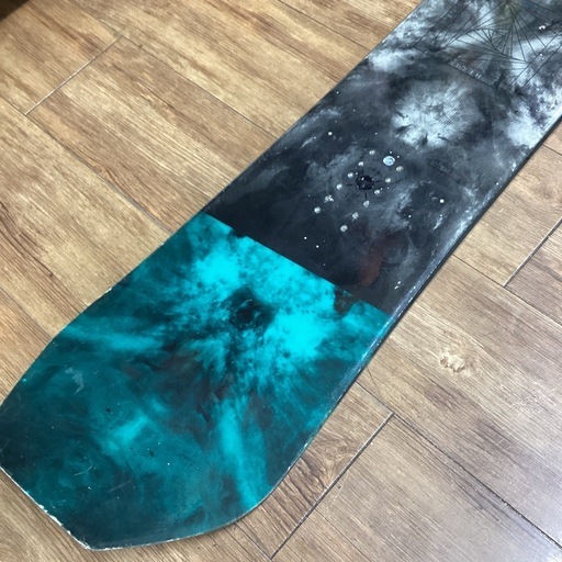 【2×6ホール】約155cm Helex スノーボード ブラック×グリーン