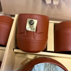 常滑焼 朱泥 湯飲み 11個セットの画像