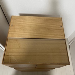 ニトリ ドレッサー（机部分＋椅子）鏡なし／早めに引き取れる方優先の画像