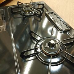 3か月間保証☆配達有り！14000円(税込）美品 パロマ ガスコンロ 都市 2024年製 水無片面焼の画像