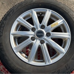 15インチ スタッドレスタイヤ4本 チェーン2本　セットの画像