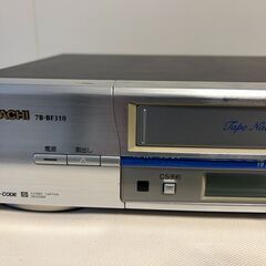 【無料】VHSビデオデッキ（日立 7B-BF310）／取扱説明書・リモコン付き／引き取り限定の画像