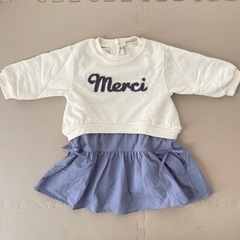 【美品】ベビー服　ワンピース　80サイズの画像