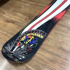 【2×6ホール】約155cm DOPE Industries スノーボード ブラック×レッドの画像