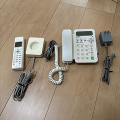【あげます】固定電話＋子機　SHARP JD-NS1CLの画像