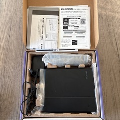 ELECOM wi-fiルーター　無線LANルーターの画像