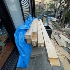 柱/柱材/材木 /木材・同一等級構成集成材・105×105×1600〜2360mm【１本1000円・約在庫数8本】DIY!の画像