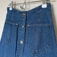 デニムロングスカート　Mの画像
