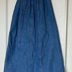 デニムロングスカート　Mの画像