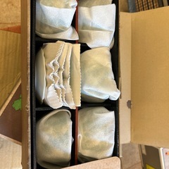 湯呑み茶碗☆茶托　グリーンの画像