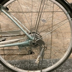 6段変速付き！丸石　マルイシMARUISHI自転車　シティーサイクル　ママチャリの画像