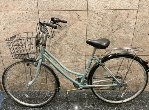 6段変速付き！丸石　マルイシMARUISHI自転車　シティーサイクル　ママチャリ