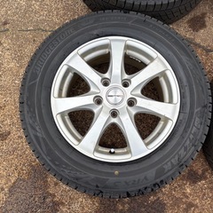 195/65R15 スタッドレスタイヤ アルミ付4本 15インチ ブリザックの画像