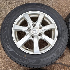 195/65R15 スタッドレスタイヤ アルミ付4本 15インチ ブリザックの画像