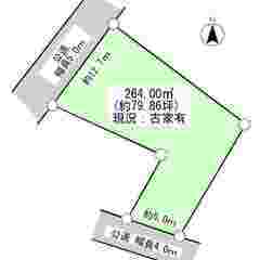 ★我孫子市白山2丁目　土地★我孫子駅徒歩12分、5280万円、約...
