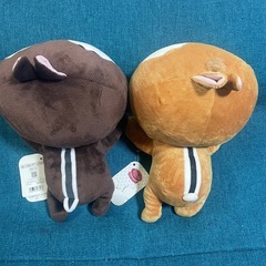 チップとデール小物が入るぬいぐるみの画像