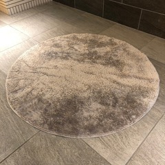 rugooマイクロファイバーシャギーラグ フルフ 円形150cmの画像