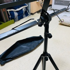 スチール 折りたたみ式 譜面台の画像