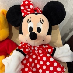 DWE ミッキー ミニー プーさん パペット人形の画像