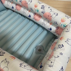 ムーミン☆台所シンクでも使える！エアーベビーバス☆の画像