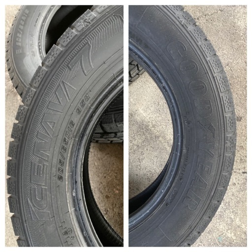 グッドイヤー アイスナビ7 スタッドレスタイヤ 4本セット 205/65R16 2022年製
