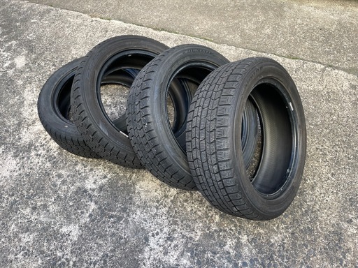 1210-5)はめ替え込み！185/55R16ダンロップスタッドレス中古4本セット！DSX2