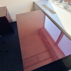 重厚感たっぷり家具セット 【事務用デスク／オフィスデスク】No.12の画像