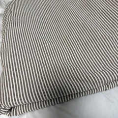 ニトリ 羽毛かけ布団ダブル(カバーつき)の画像