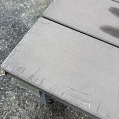 アルミデッキ　ウッドデッキ大小２つありますの画像