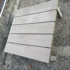 アルミデッキ　ウッドデッキ大小２つありますの画像