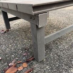 アルミデッキ　ウッドデッキ大小２つありますの画像