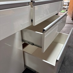 ニトリ　キッチンカウンター　キャビネットの画像