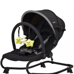 カトージ　ベビー　バウンサー　ブラック　2025年6月購入の画像