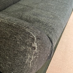 ソファーベッド　ブラウンの画像