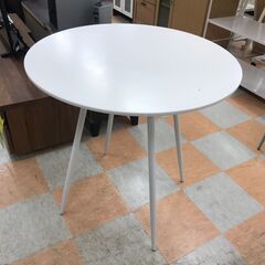＼家具＊家電のお店／【ｼﾞｬﾝｸﾞﾙｼﾞｬﾝｸﾞﾙ石川金沢店】ダイニングセット2人用 ホワイト     W(幅)75×D(奥行き)75×H(高さ)74cmの画像