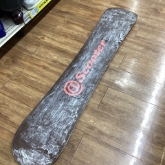 【2×6ホール】約155cm SCOOTER スノーボード ブラックの画像