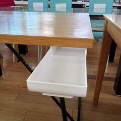 ★リユースのサカイつくば店★TK7809 良品計画 折りたたみテーブル ナチュラル H72×D70×W120 クリーニング済みの画像