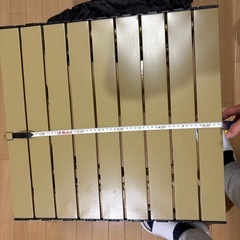 全新 折りたたみ式キャンプテーブル（正方形・53cm）の画像