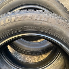 1210-7）0円無料！155/65R14ブリヂストンタッドレス 中古4本セット！VRX！はめ替えも対応の画像