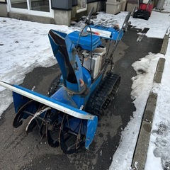 【あります】除雪機YAMAHA 動作確認済み一発始動　セル付き スノーメイトYT875 　ヤマハSNOWMATE８馬力75cm幅　北海道札幌市　の画像