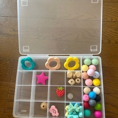 ハンドメイド　シリコンビーズセットの画像