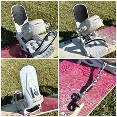 K2「MOMENT」スノーボード DRAKE バインディング BURTONバートン ケース 3点セットの画像