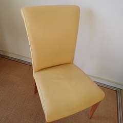 Poltrona Frau のダイニングチェア Vittoria 4脚【要修理】の画像