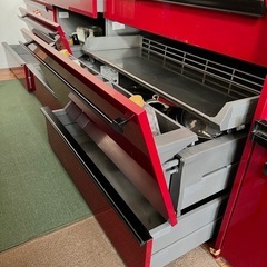 LIXILシステムキッチン カップボード＆家電タワーの画像