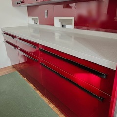 LIXILシステムキッチン カップボード＆家電タワーの画像