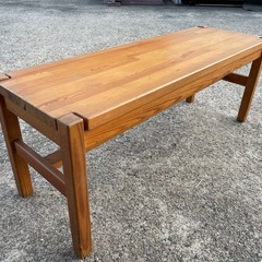 ペンチ　長椅子　木製　家具の画像