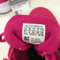 【ジャングルジャングル岸和田和泉インター】アディダス スニーカー ピンク 24.5cm 和泉市 堺市 岸和田市 泉大津市 高石市 泉北郡熊取町（の画像